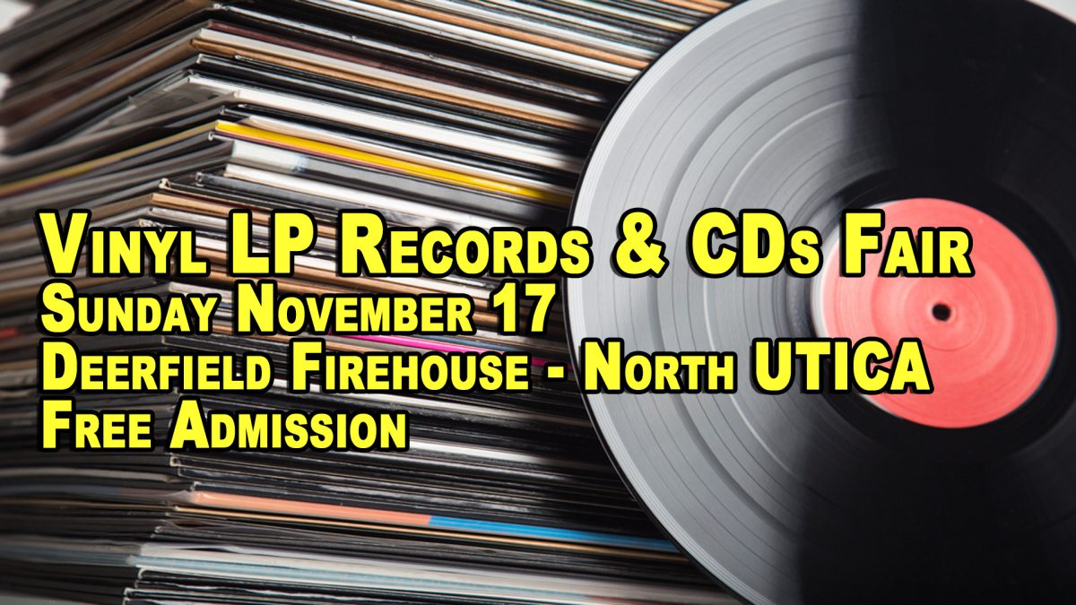 Utica NY NY / North East USA LP Vinyl Records and CD Fairs