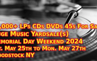 Huge Memorial Day Weekend Music Yardsales - Woodstock NY - May 25 to May 27