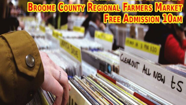 Binghamton NY – LP Vinyl Records, 45s, DVDs & CDs Fair – Sunday March 1st 2026 – Free Admission (NOTE NEW DATE)