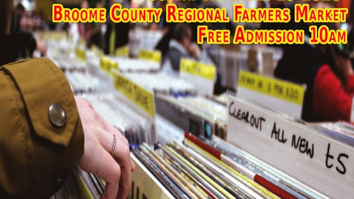 Binghamton NY – LP Vinyl Records, 45s, DVDs & CDs Fair – Sunday November 15 2026 – Free Admission